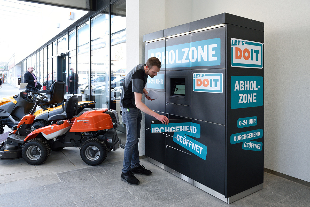 Abholzone bei LETS DOIT Hartberg